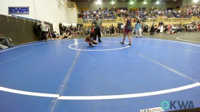 95 lbs Rr Rnd 2 - Chanlee McKinney, Woodland Wrestling Club vs Alyvia Murillo, Team Guthrie Wrestling