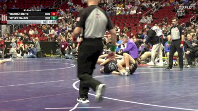 1A-215 lbs Semifinal - Kyler Sallis, Don Bosco vs Nathan Beitz, Maquoketa Valley