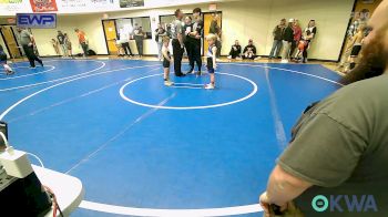 55 lbs Consi Of 4 - Ruger Hogue, Noble Takedown Club vs Creede Brown, Gore Pirates Youth Wrestling