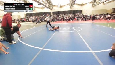 56-B lbs Consi Of 16 #2 - Daniel Hatch, Del Val Rams vs Conor Freer, Overtime
