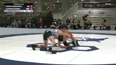 51 lbs Cons. Round 4 - Justin Farnsworth, Steller Trained Wrestling vs Lazarus McEwen, Mat Demon Wrestling Club