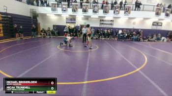 220 lbs Quarterfinal - Michael Broderloew, Rocky Mountain vs Micah Trunkhill, Cody Middle School