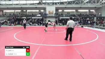 220 lbs Semifinal - Thomas Lunt, Xavier vs Lukas Cylwik, Trumbull