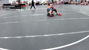 130 lbs Round 1 (6 Team) - Cam Lewis, Wrecking Crew vs Evan Closterman, Yale Street
