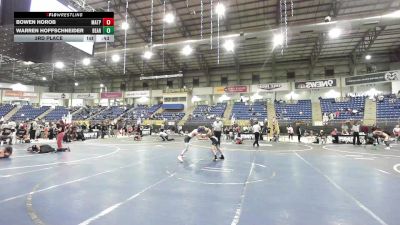 106 lbs 3rd Place - Bowen Horob, Matpac Wrestling ND vs Warren Hoffschneider, Bear Cave WC