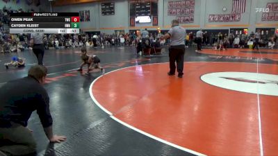 SPW-5 lbs Cons. Semi - Owen Peak, TWC vs Cayden Kleist, Hawkeye Wrestling Academy