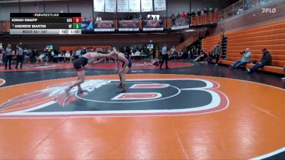 157 lbs Champ. Round 2 - Andrew Martin, North Fremont vs Jonah Knapp, Gooding