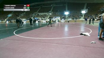 5A 106 lbs Semifinal - Jaxon Lewis, Montevallo vs Gaven Jordan, Beauregard HS