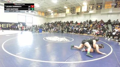 170 lbs Cons. Round 2 - Jade Martinez, South El Monte vs Liliana Sarmiento, Jordan