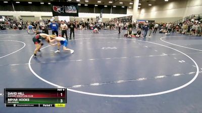 120 lbs Quarterfinal - Bryar Hooks, Oklahoma vs David Hill, Elevate Wrestling Club