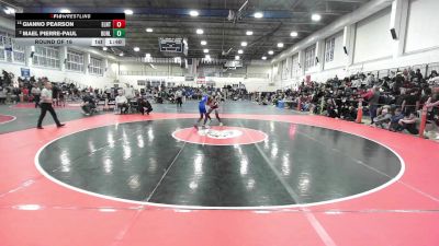 126 lbs Round Of 16 - Gianno Pearson, East Lyme/Norwich Tech vs Mael Pierre-Paul, Bunnell