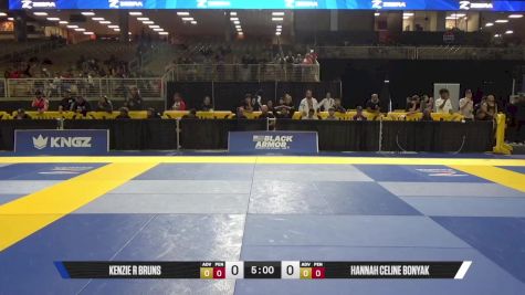 Hannah Celine Bonyak vs Kenzie R Bruns 2025 Pan Jiu Jitsu IBJJF Championship