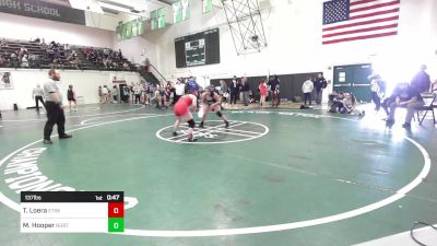 137 lbs Consi Of 8 #2 - Trinity Loera, Etiwanda vs Mia Hooper, Northview