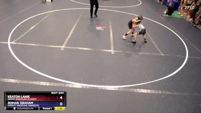 53 lbs Round 1 - Keaton Lanik, Summit Wrestling Academy vs Roman Graham, Pursuit Wrestling Minnesota