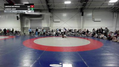 90 lbs Rr Rnd 3 - Lincoln Heywood, Slate Wrestling Academy Navy ES vs Landon Light, RWA Black ES