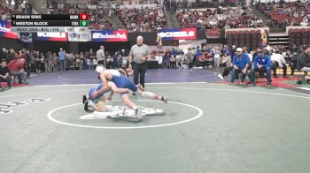 Cons. Round 2 - Weston Block, Thompson Falls / Noxon vs Braun Sims, Malta / Whitewater