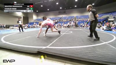 175 lbs Quarterfinal - Braxton Underwood, Panther Youth Wrestling vs Charles Webb, SAWA