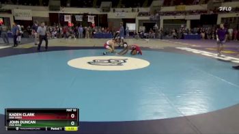 120 Elite Varsity Semifinal - Kaden Clark, Bob Jones vs John Duncan, Pike Road