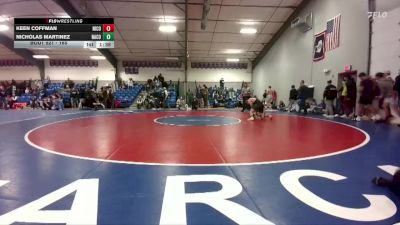165 lbs 1st Place Match - Keen Coffman, Niobrara County vs Nicholas Martinez, Natrona County