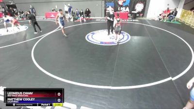 190 lbs Quarterfinal - Leonidus Chhav, Red Wave Wrestling vs Matthew Cooley, California