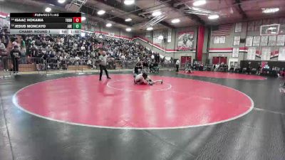 106 lbs Champ. Round 1 - Jesus Moncayo, Adelanto vs Isaac Hokama, Torrance