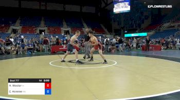 182 lbs Rnd Of 32 - Hayden Wester, Indiana vs Cayden Homme, Minnesota