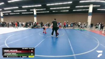 114-124 lbs Round 3 - Jackson West, Apex Grappling Academy vs Henry Archote, Gladiators Academy Wrestling