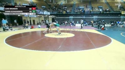 184 lbs Cons. Round 4 - Luke Brunson, Ouachita Baptist vs Caden Schadwinkel, Adams State