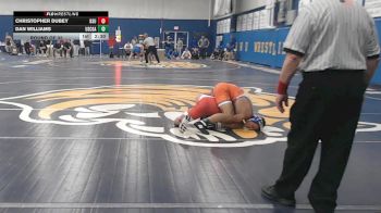 149 lbs Round Of 32 - Christopher Dubey, Bridgewater vs Dan Williams, Coast Guard