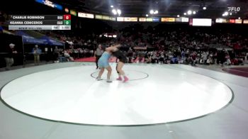 235 lbs Champ. Round 1 - Charlie Robinson, Rigby vs KeAnna Ceniceros, Caldwell