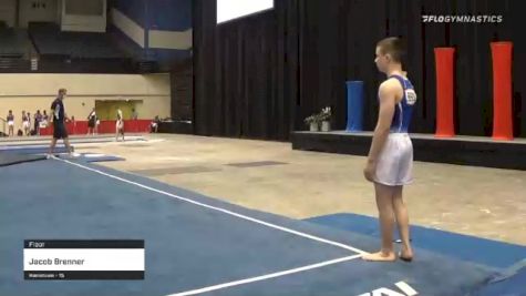 Jacob Brenner - Floor - 2021 USA Gymnastics Development Program National Championships