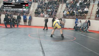200_B lbs Round Of 32 - Gage Sulkosky, Penns Manor vs Blake Hall, Apollo Ridge