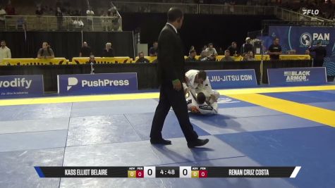 Renan Cruz Costa vs Kass Elliot Belaire 2026 Pan Jiu Jitsu IBJJF Championship
