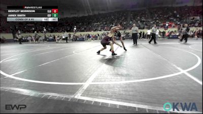 130 lbs Consi Of 8 #2 - Bentley Morrison, Elgin Wrestling vs Annix Smith, Kiefer Youth Wrestling Club