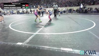 75 lbs 7th Place - Piper Weisinger, Wyandotte Youth Wrestling vs Harper Tecumseh-Sands, Mojo Grappling Academy