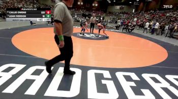 5th Place Match - Callie Owens, South Sevier vs Leah Iverson, Millard