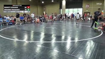 116 lbs Round 2 (6 Team) - Benjamin Treadaway, Alabama Elite Blue vs Bennett Leonards, Louisiana Mudbugs