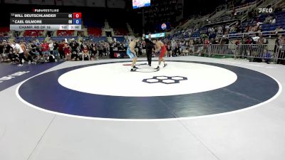 157 lbs Champ. Rd Of 16 - Will Deutschlander, OK vs Cael Gilmore, OH