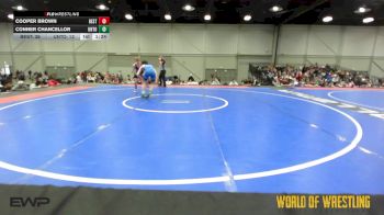 125 lbs Rr Rnd 1 - Cooper Brown, Best Trained 14U 1 vs Conner Chancellor, Untouchables 14U Black