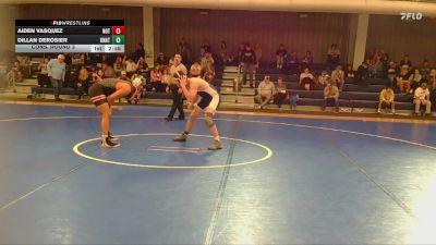 184 lbs Cons. Round 3 - Aiden Vasquez, Northern Oklahoma College-Tonkawa vs Dillan DeRosier, Unattached