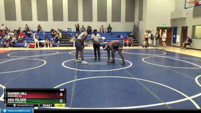 285 lbs Cons. Round 3 - Ken Felder, Smiths Station Hs vs Damien Hill, Hardaway Hs