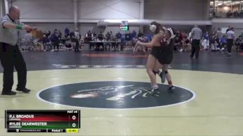 130 lbs 7th Place Match - Rylee Dearwester, HARRISON vs P.J. Broadus, LEBANON