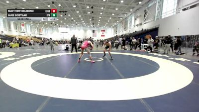 144 lbs Semifinal - Jake Sobylak, Shaker Youth Wrestling vs Matthew Diamond, Long Beach Gladiators Wrestling