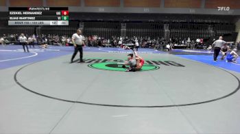 120 lbs Consi Of 32 #1 - Ezekiel Hernandez, Oakdale vs Elias Martinez, Volcano Vista