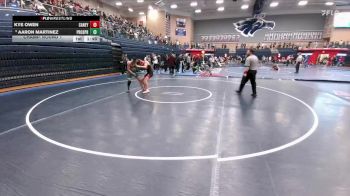 138 lbs Champ. Round 1 - Aaron Martinez, Prosper vs Kye Owen, Conroe Caney Creek