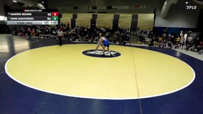 197 lbs Cons. Semi - John Santowski, Washington & Lee vs Hunter Moore, Roanoke College