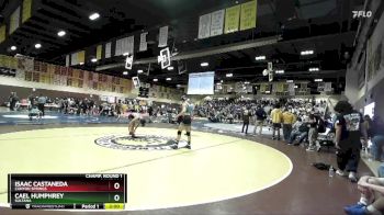 113 lbs Champ. Round 2 - Isaac Castaneda, Canyon Springs vs CAEL HUMPHREY, Sultana