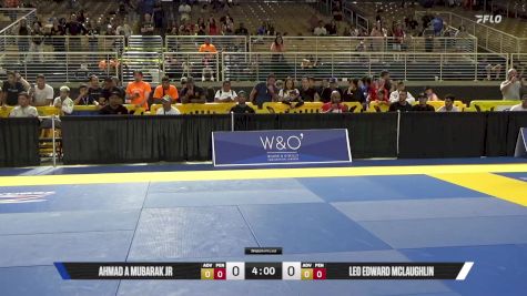 Leo Edward McLaughlin vs Ahmad A Mubarak Jr 2025 Pan Kids Jiu-Jitsu IBJJF Championship