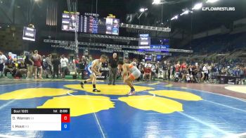 182 lbs Cons 16 #1 - Owen Warren, South Dakota vs Isaiah Huus, North Dakota