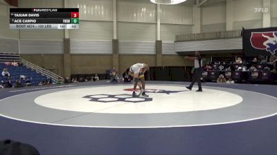 100 lbs Semis - Tajuan Davis vs Ace Carpio, Federal Way Spartans Wrestling